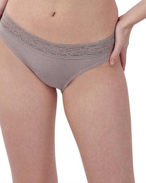 Buy Beige & Maroon Panties for Women by SOIE Online