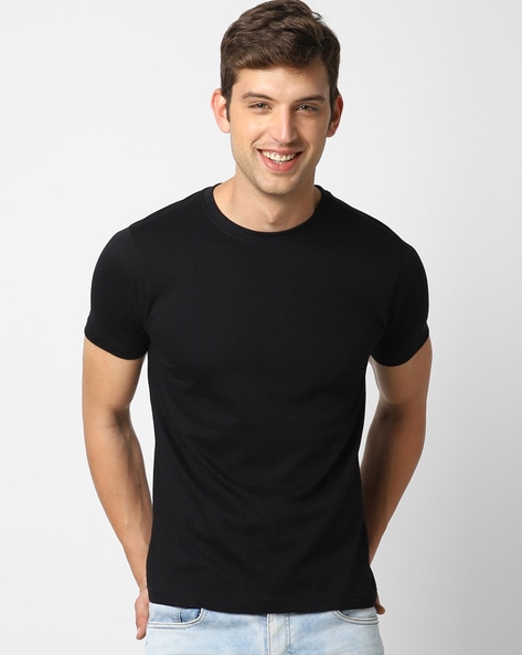 Buy Black Tshirts for Men by Vastrado Online