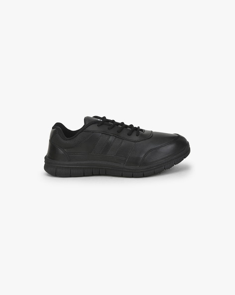 Adidas black school shoes with velcro best sale