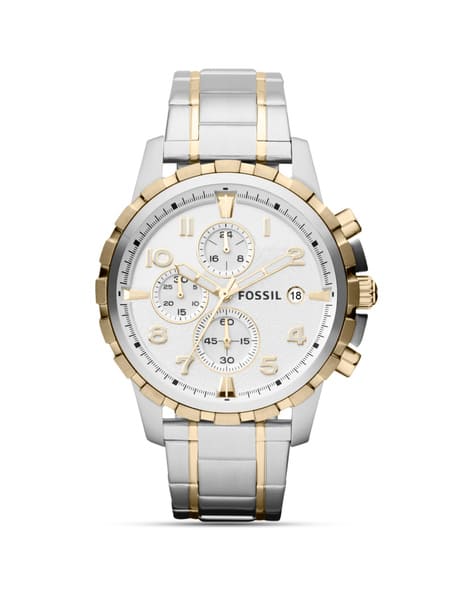 Buy FOSSIL Men Chronograph Two Tone Watch FS4795 Dual-Toned