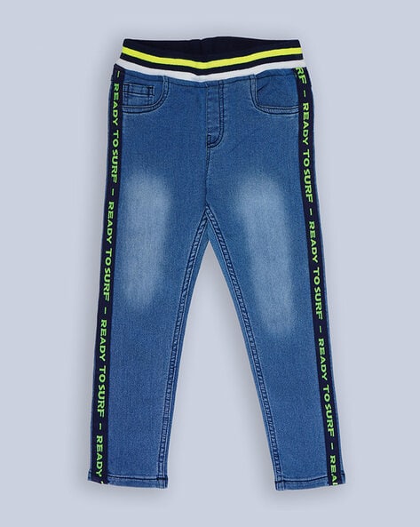 Buy Blue Jeans for Boys by KIDLYBOO Online
