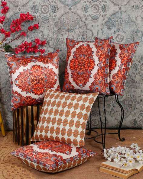 Buy Red Cushions Pillows for Home Kitchen by Alina Decor Online Ajio