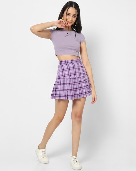 Purple skorts cheap