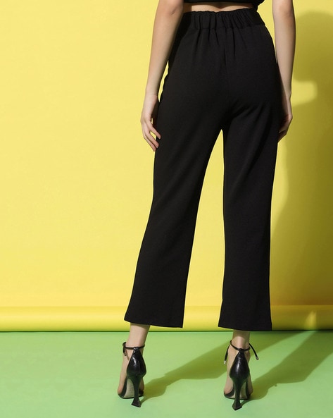 Buy Black Trousers & Pants for Women by SELVIA Online