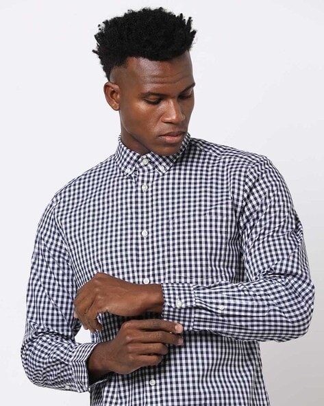 Gap on sale checkered shirt