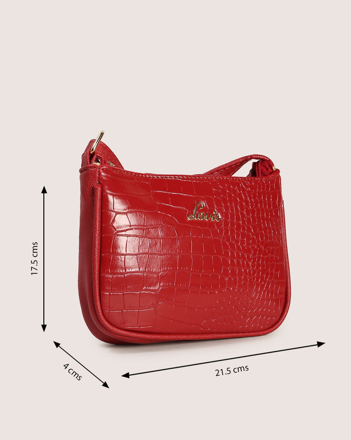 Buy Lavie Maroon Textured Medium Shoulder Bag Online At Best Price @ Tata  CLiQ