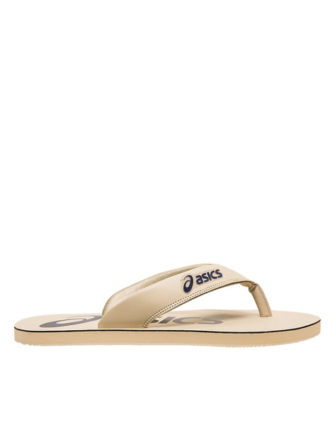 Buy Cream Flip Flop Slippers for Men by ASICS Online Ajio