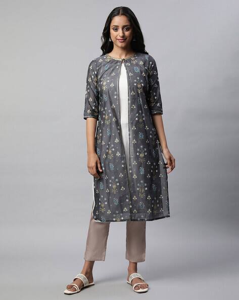 AURELIA Chanderi Gillet & Kurta Set