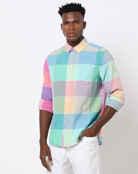 Gap on sale checkered shirt