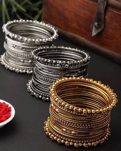 Zeneme Set of 36 Slip-On Bangles