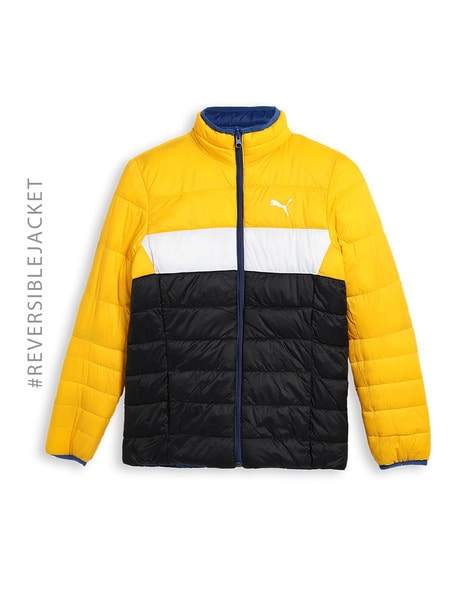 Buy Puma Men Yellow Printed Jacket - Jackets for Men 222532 | Myntra