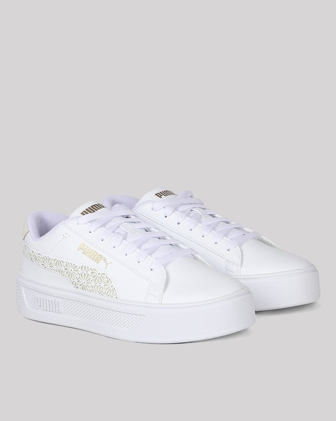 Puma platform clearance euphoria white