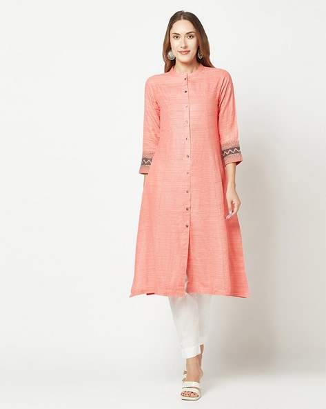 Shop Cotton Khadi Kurti APR6023 Online कुर्ती - ArtistryC Fashion Store | Khadi  kurti, Fashion, Kurti