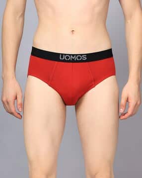 uomos Brand Knit Waistband Briefs-picture-19
