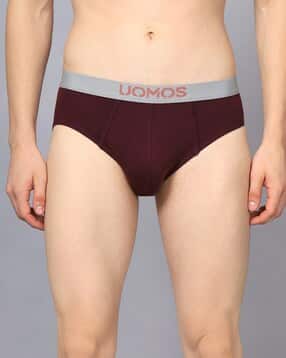 uomos Brand Knit Waistband Briefs-picture-45