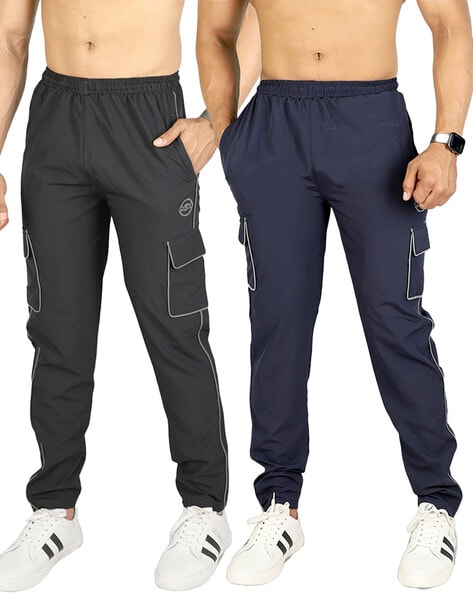 Men Straight Track Pant with Side Pockets