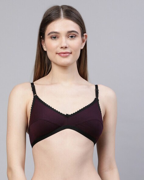 Buy Burgundy Bras for Women by Fig Online