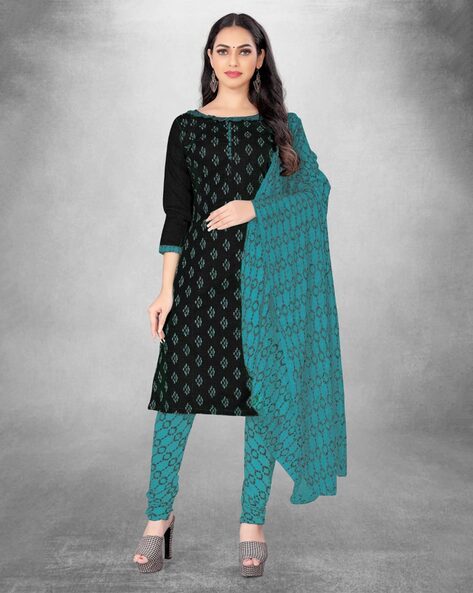 Buy Green Dress Material for Women by MANVAA Online | Ajio.com