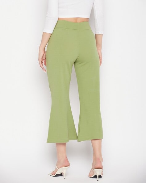 Bootcut Trousers with Flat Front