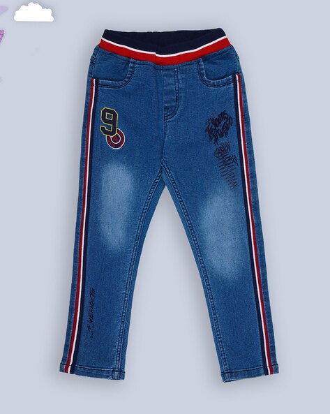 Buy Blue Jeans for Boys by KIDLYBOO Online