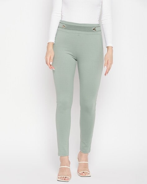 Skinny Fit Jeggings with Elasticated Waist