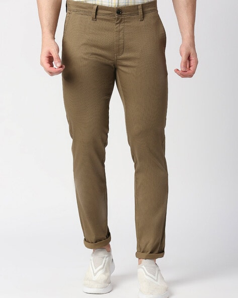 Buy Green Trousers & Pants for Men by STAGBEETLE Online | Ajio.com