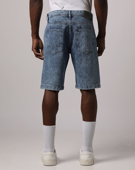 Buy Blue Shorts & 3/4ths for Men by Buda Jeans Co Online