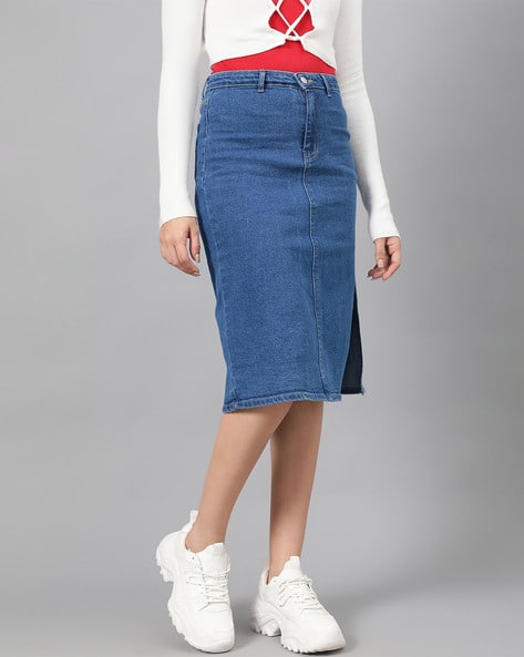 Mini Skirt Pencil Skirt With Back Pockets Express Mini Skirt