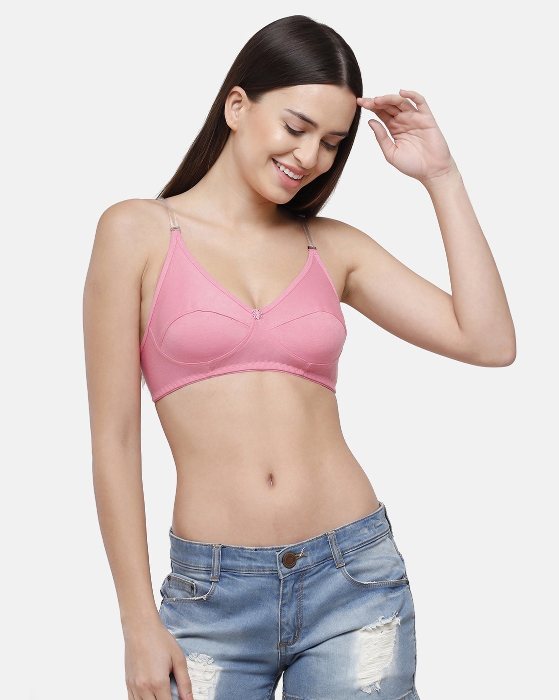 Buy Pink Bras for Women by EVESTACY Online