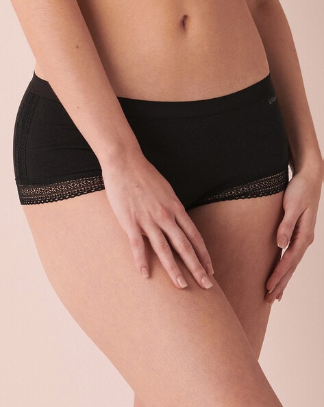 Buy La Vie En Rose Heathered Seamless Boyshorts