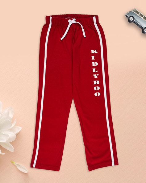 Track Pants with Brand Print