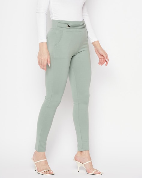 Skinny Fit Jeggings with Elasticated Waist