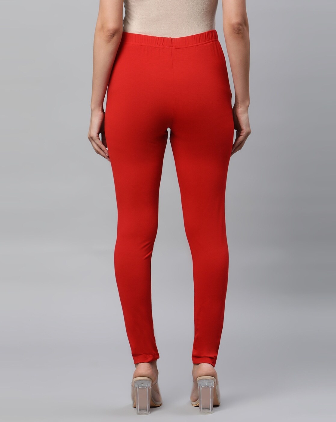 Mid Waist Women Red Leggings, Ethnic Wear, Slim Fit at Rs 130 in North 24  Parganas