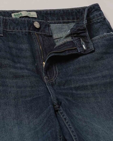 Nautica Women's Jeans Co. High Rise Wide Leg Crop Denim, Tundra Blue Wash,  31 at Amazon Women's Jeans store