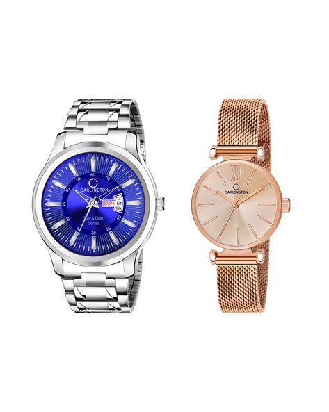 Blue Dial Couple Watch | couple watches | online watches in pakistan