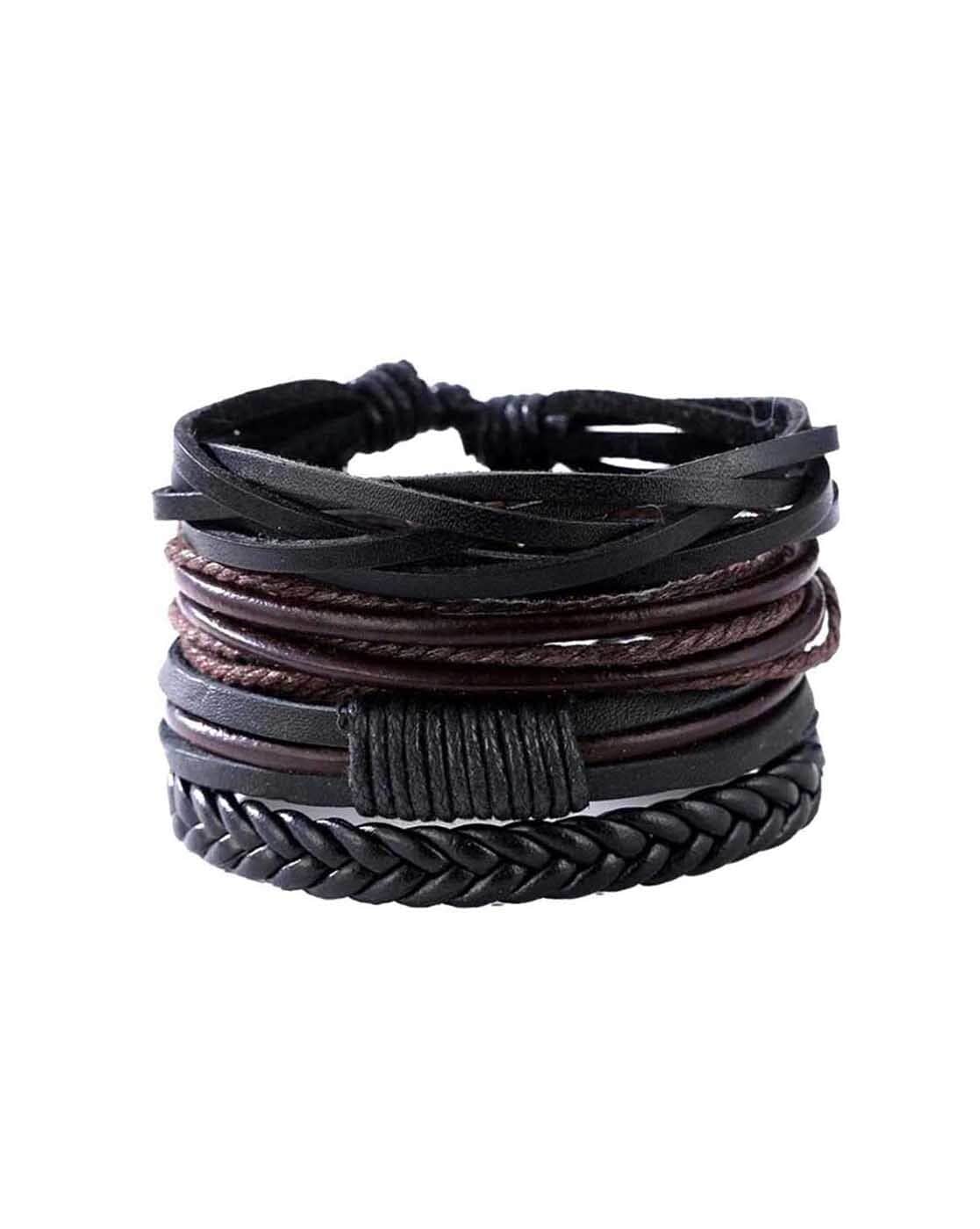 Buy Multicoloured Bracelets & Kadas for Men by University Trendz Online |  Ajio.com