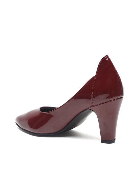 Buy Maroon Heeled Shoes for Women by AJIO Online | Ajio.com