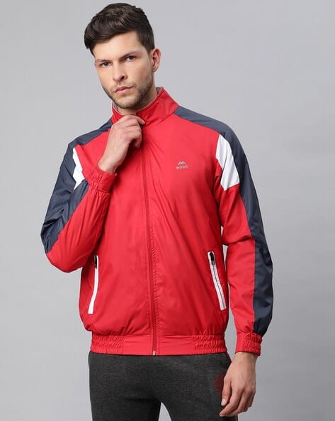 Cheater Jacket Windcheater Ajio Buy Black Jackets Coats For Men By