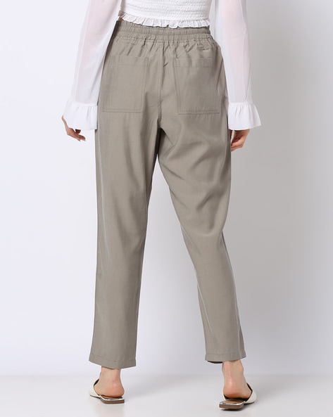 Women Palazzo Pants Mid Waist Wide Legged Flat Front Palazzo With An  Elasticated Waist Palazzo Pant