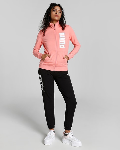 PUMA - Women - T7 Track Jacket - Black/Pink/Purple – Nohble