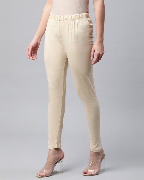 Buy Cream Leggings for Women by DHUNI BY AVAASA Online