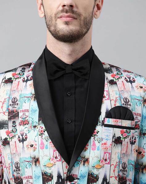 Mens 2 Piece Suit Slim Floral Tuxedos For Wedding Prom Groomsmen Party –  MOGU SUIT