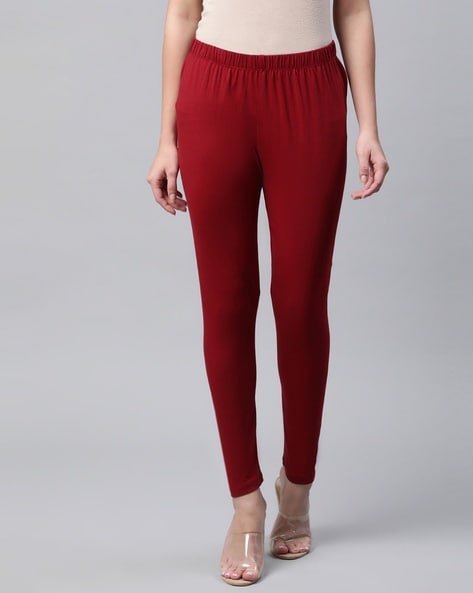 Buy Red Leggings for Women by DHUNI BY AVAASA Online