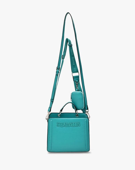 American West Leather Sacred Bird Charcoal/Turquoise Women's Zip Top  Shoulder Bag: Handbags: Amazon.com