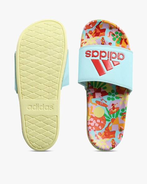 Adilette Comfort Brand Print Slides