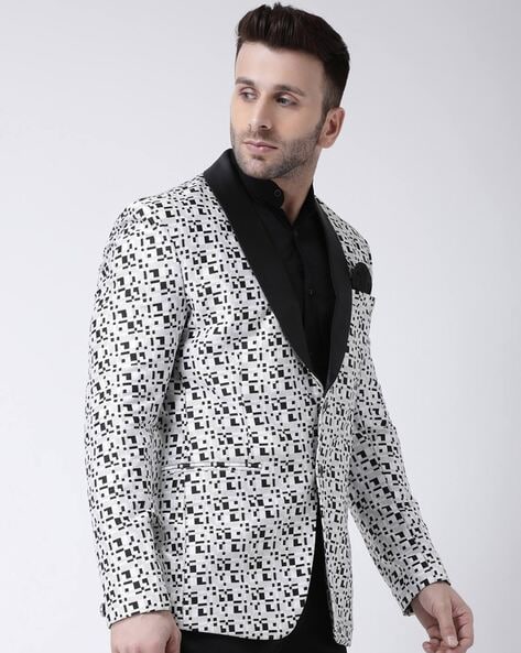 Patterned hotsell mens blazer