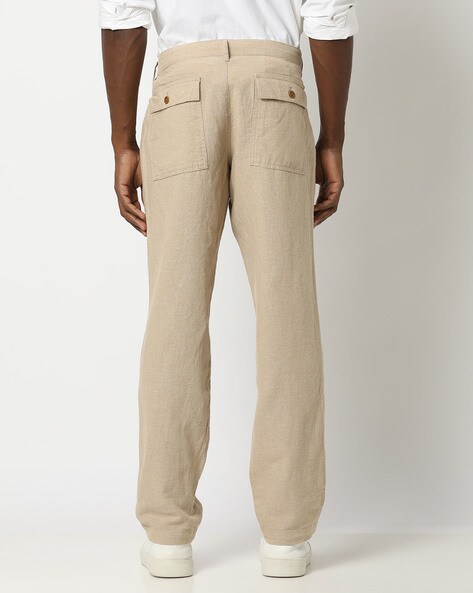 iWoo Mens Linen Loose Fit Pants Drawstring Linen Pants Casual Pants Elastic  Waist Kxl Khaki - Yahoo Shopping