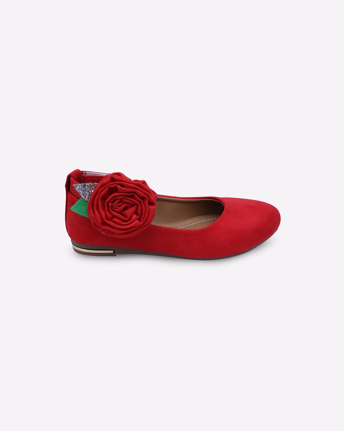 Ladies flat red discount shoes