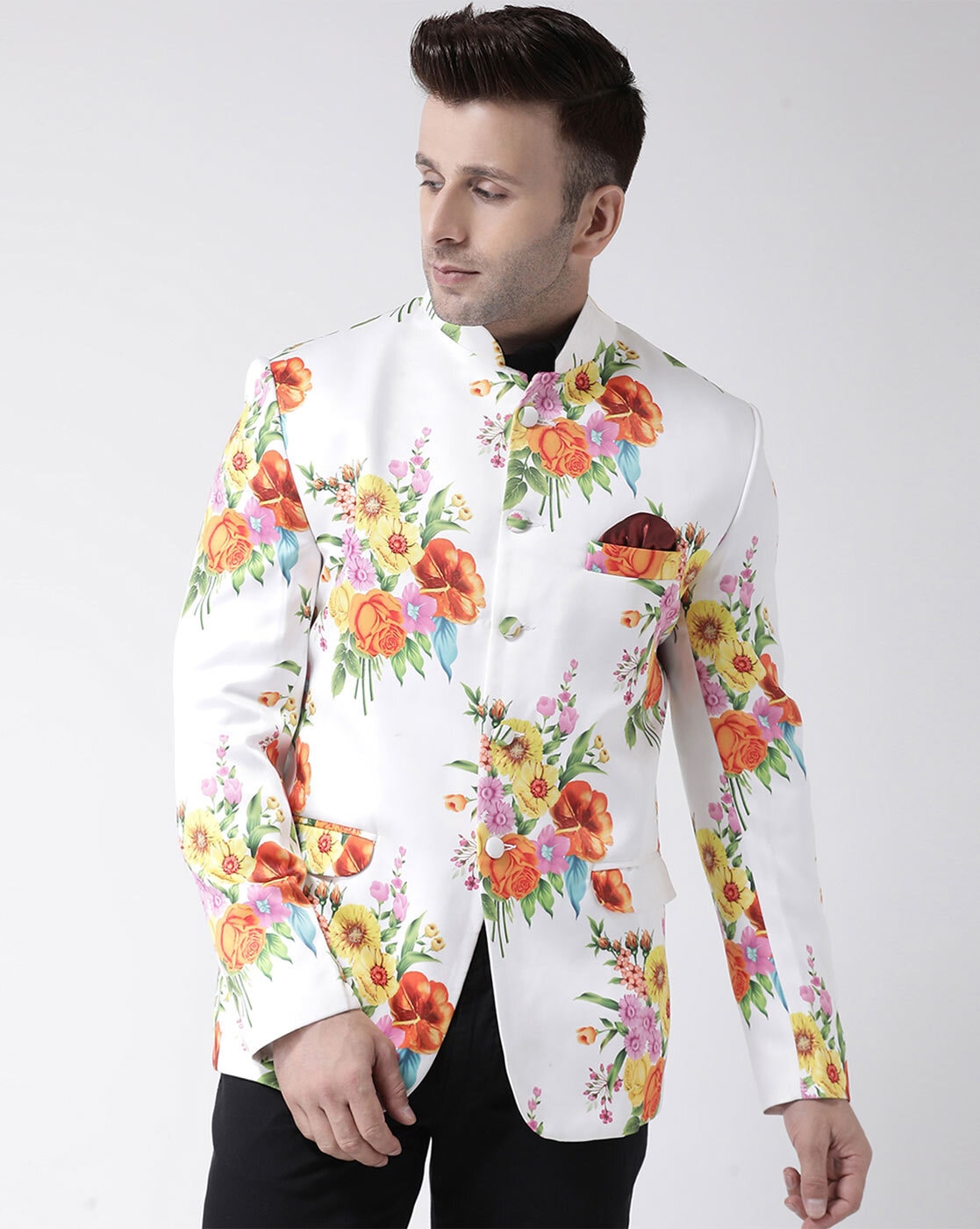 Flower 2025 print blazer