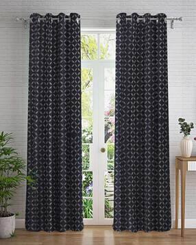 Set of 2 Printed Door Curtains